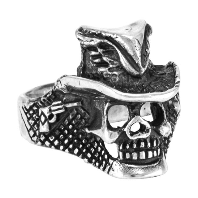 Ring "Cráneo con chistera" #12 