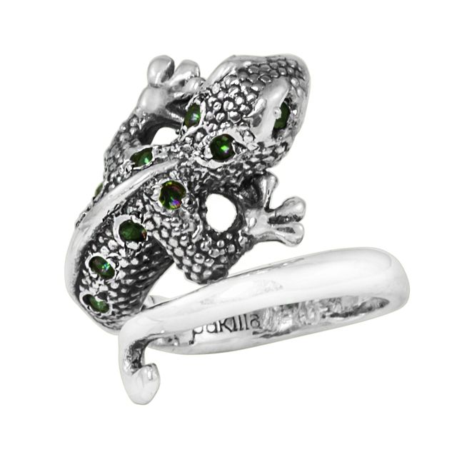Silver Ring 'Camaleón' #8 chameleon 